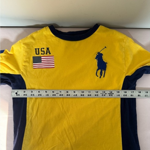 Polo Ralph Lauren Boys Large Pony USA T-Shirt Size Large - Picture 8 of 9